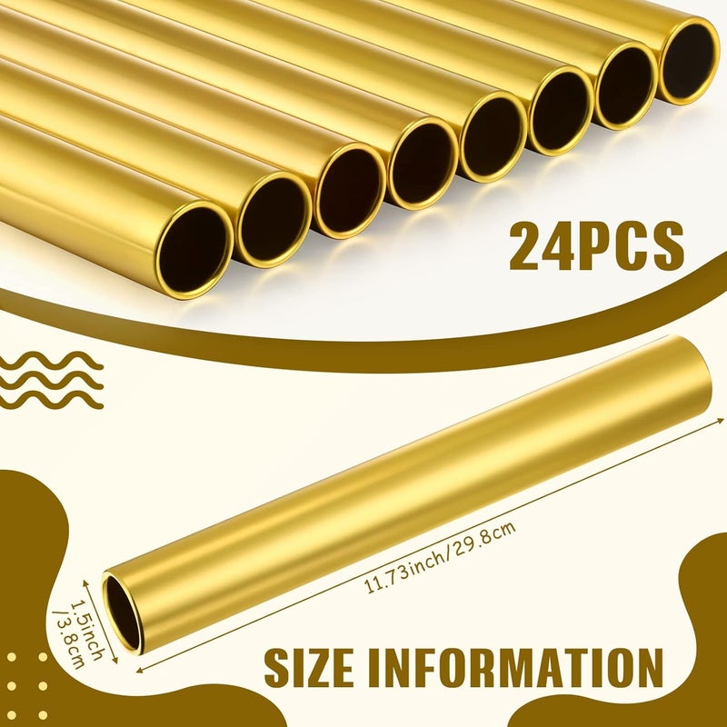 Sratte 24 Pcs Relay Baton Aluminum Field Race Track Baton for Track and Field Students Office Outdoor Running Practice Athlete Equipment - Image 2